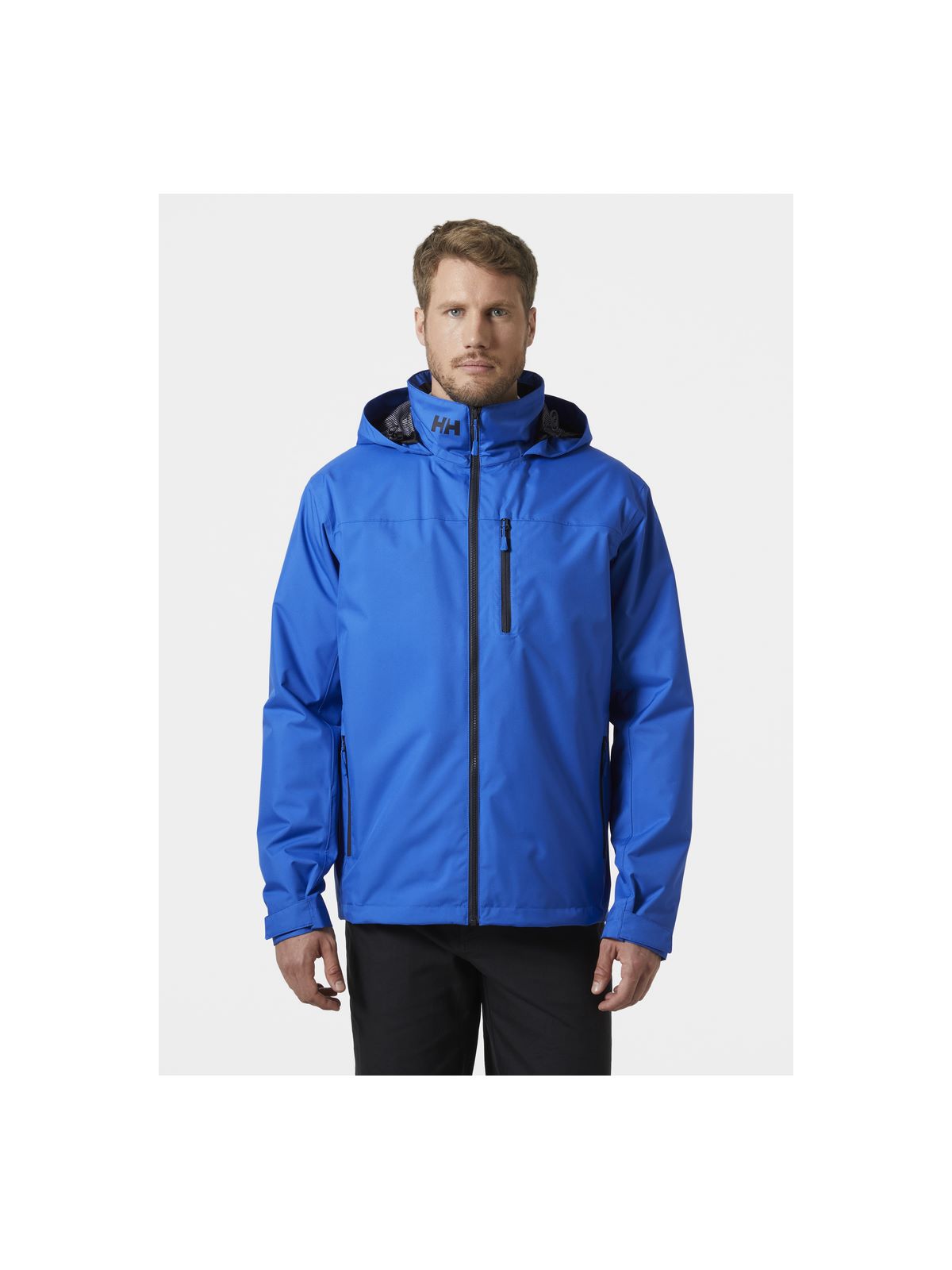 Kurtka męska HELLY HANSEN Crew Hooded Midlayer Jacket 2 kolor niebieski