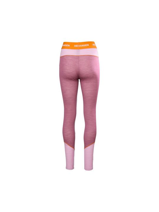 Bielizna termiczna damska HELLY HANSEN W LIFA MERINO MIDWEIGHT PANT fioletowa
