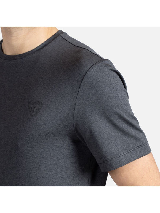 Koszulka treningowa męska ROSSIGNOL Cloudrest Tee czarny - Adventure Sports
