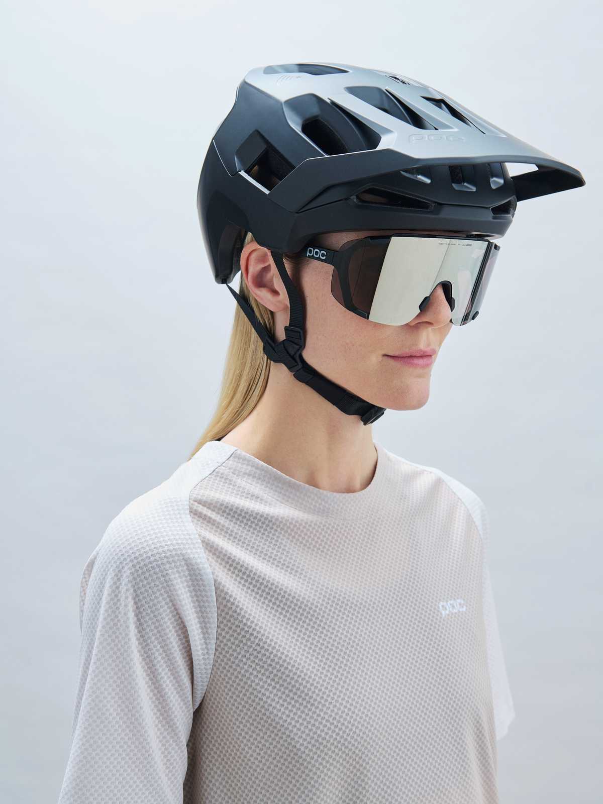 Okulary rowerowe POC Devour czarne - Clarity Road/Sunny Silver cat.3
