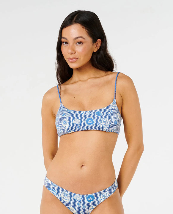 Stanik damski RIP CURL Catalina Waves Bralette niebieski
