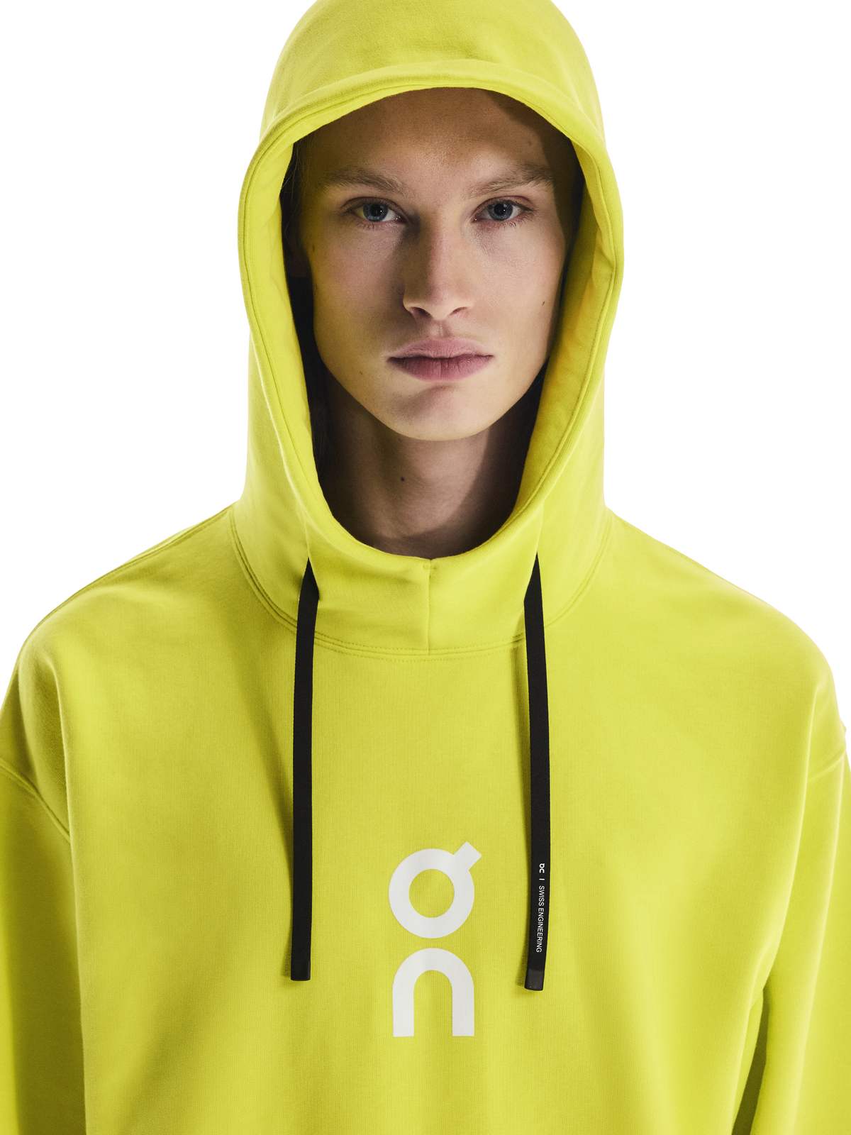 Bluza z kapturem męska On Club Hoodie żółty