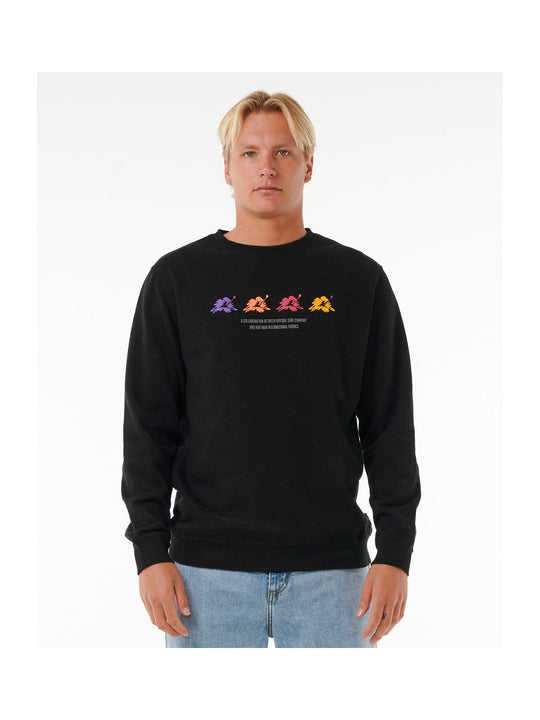 Bluza RIP CURL Surf Revival Hoffman Crew czarny - Adventure Sports
