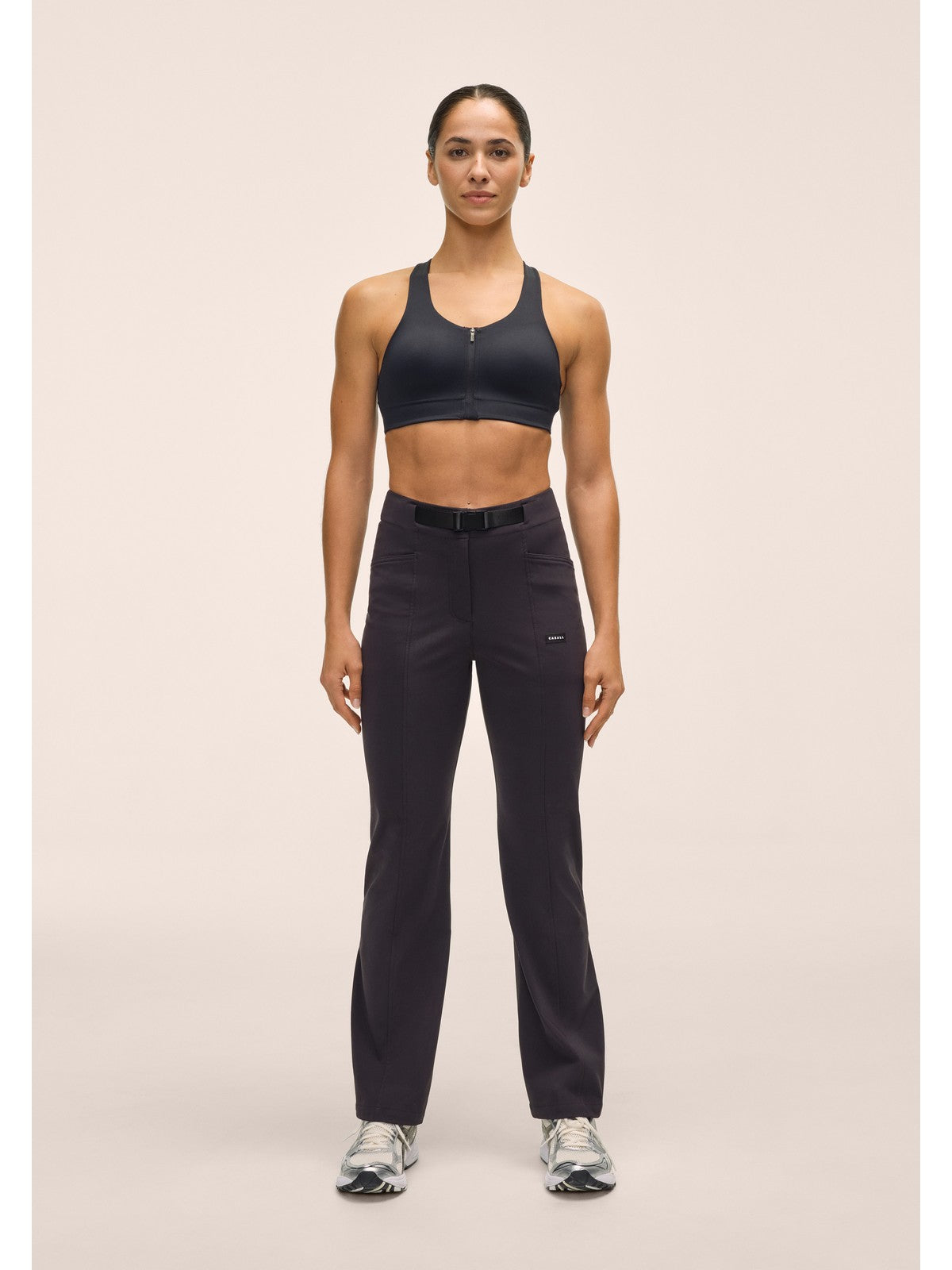 Spodnie damskie CASALL Pace Outdoor Flare Pant kolor czarny