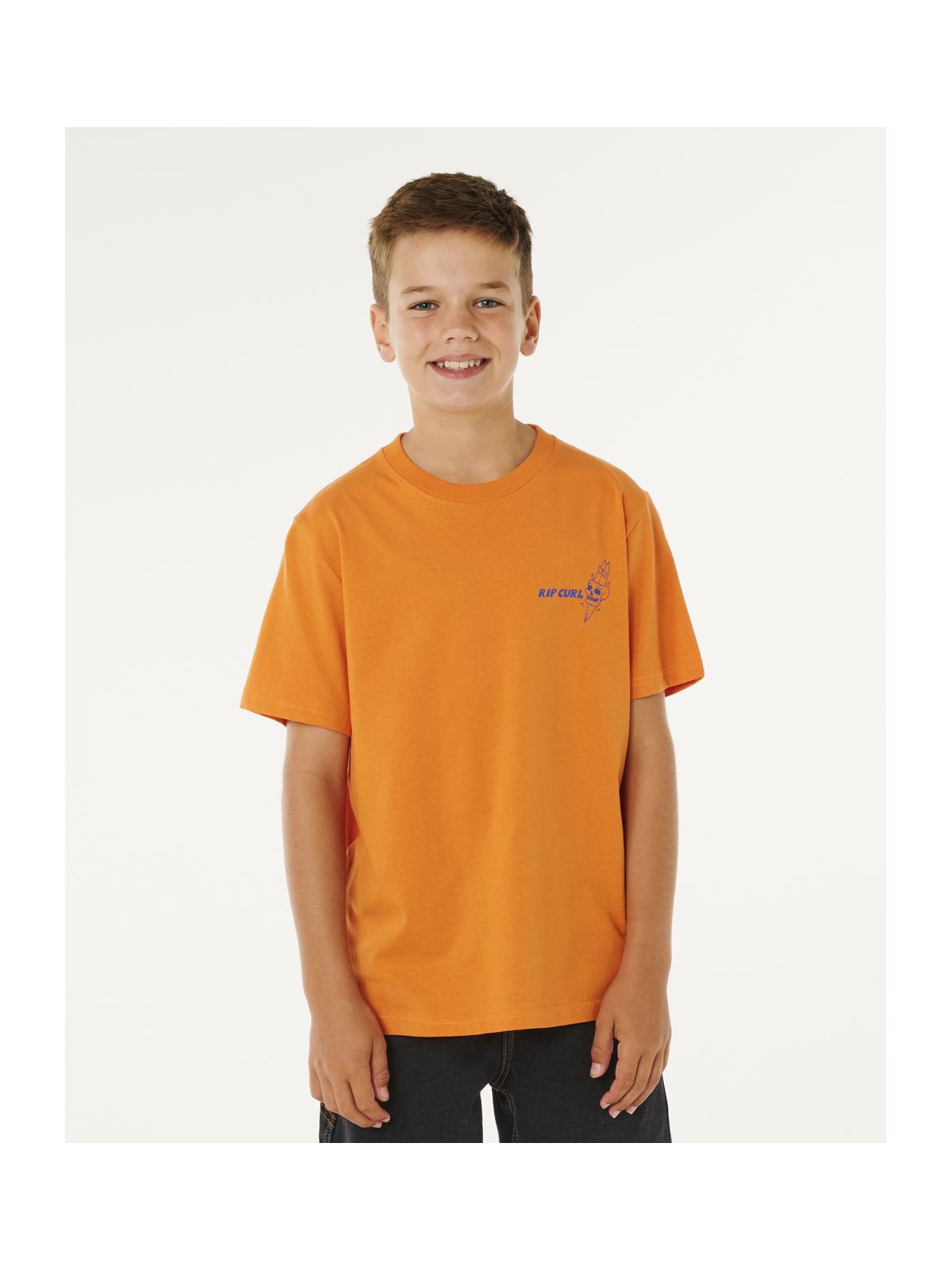 Koszulka chłopięca RIP CURL Eternal Shred Art Tee-Boy pomarańczowa