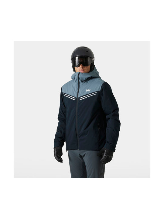 Kurtka narciarska męska HELLY HANSEN ALPINE INSULATED JACKET granatowa
