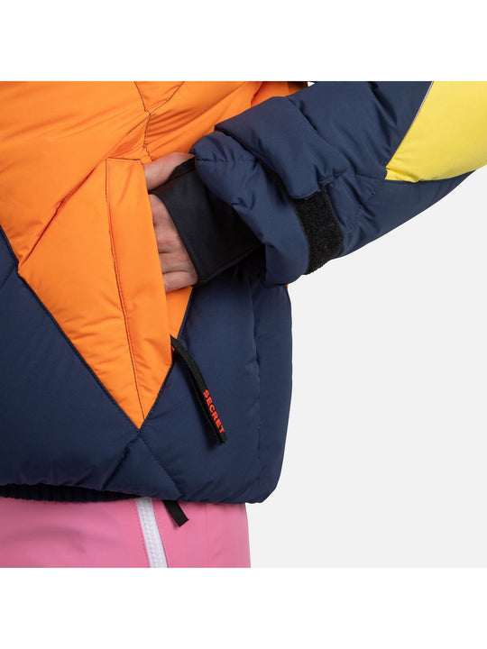 Kurtka narciarska puchowa damska Rossignol W Diamond Down Bomber Jkt niebieski - Adventure Sports
