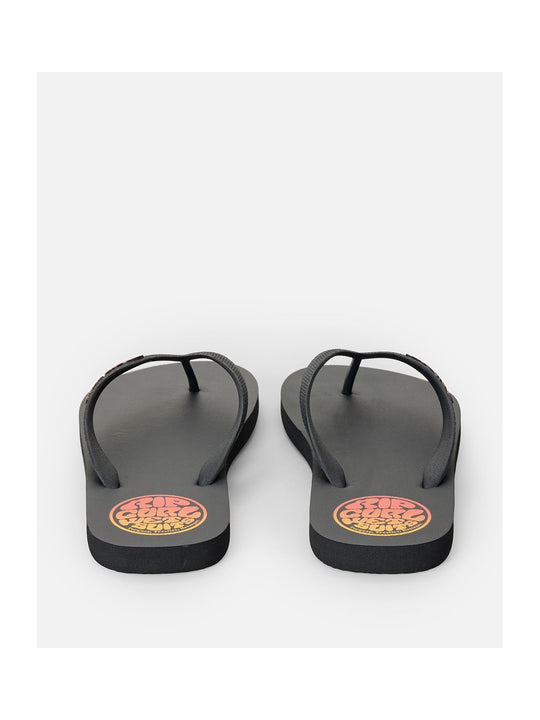 Japonki męskie RIP CURL Icons Of Surf Bloom Open Toe czarne
