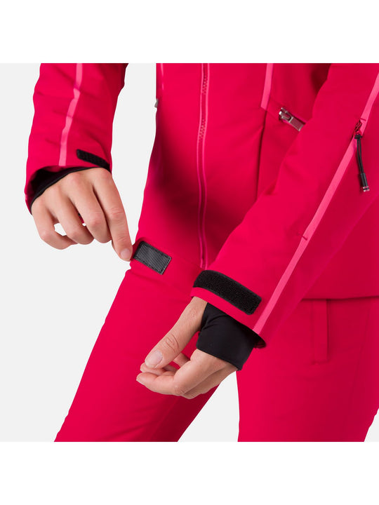 Kurtka narciarska damska Rossignol W Flat Jkt czerwony - Adventure Sports
