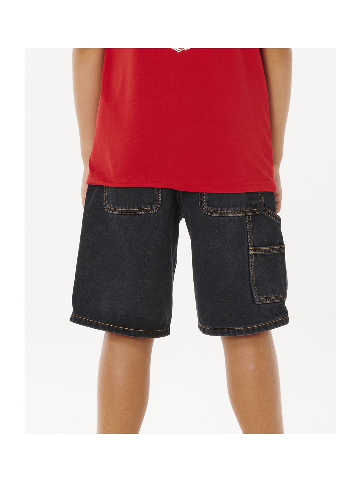 Szorty chłopięce RIP CURL Hyped Up Denim Walkshort-Boy czarne