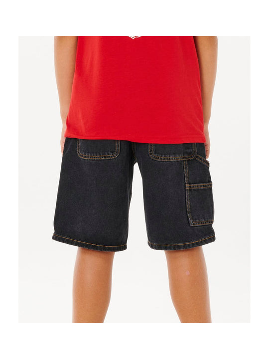 Szorty chłopięce RIP CURL Hyped Up Denim Walkshort-Boy czarne
