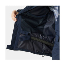 Kurtka narciarska dziecięca HELLY HANSEN JR CYCLONE JACKET granatowa
