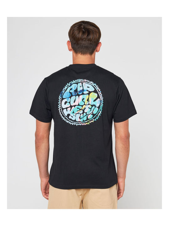 Koszulka RIP CURL Ripcurl X Ba Bapt Wetty Tee czarny - Adventure Sports
