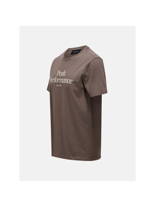 Koszulka damska PEAK PERFORMANCE Original Tee brązowa
