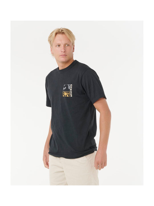 Koszulka RIP CURL AOTS TY WILLIAMS COASTLINE TEE czarna
