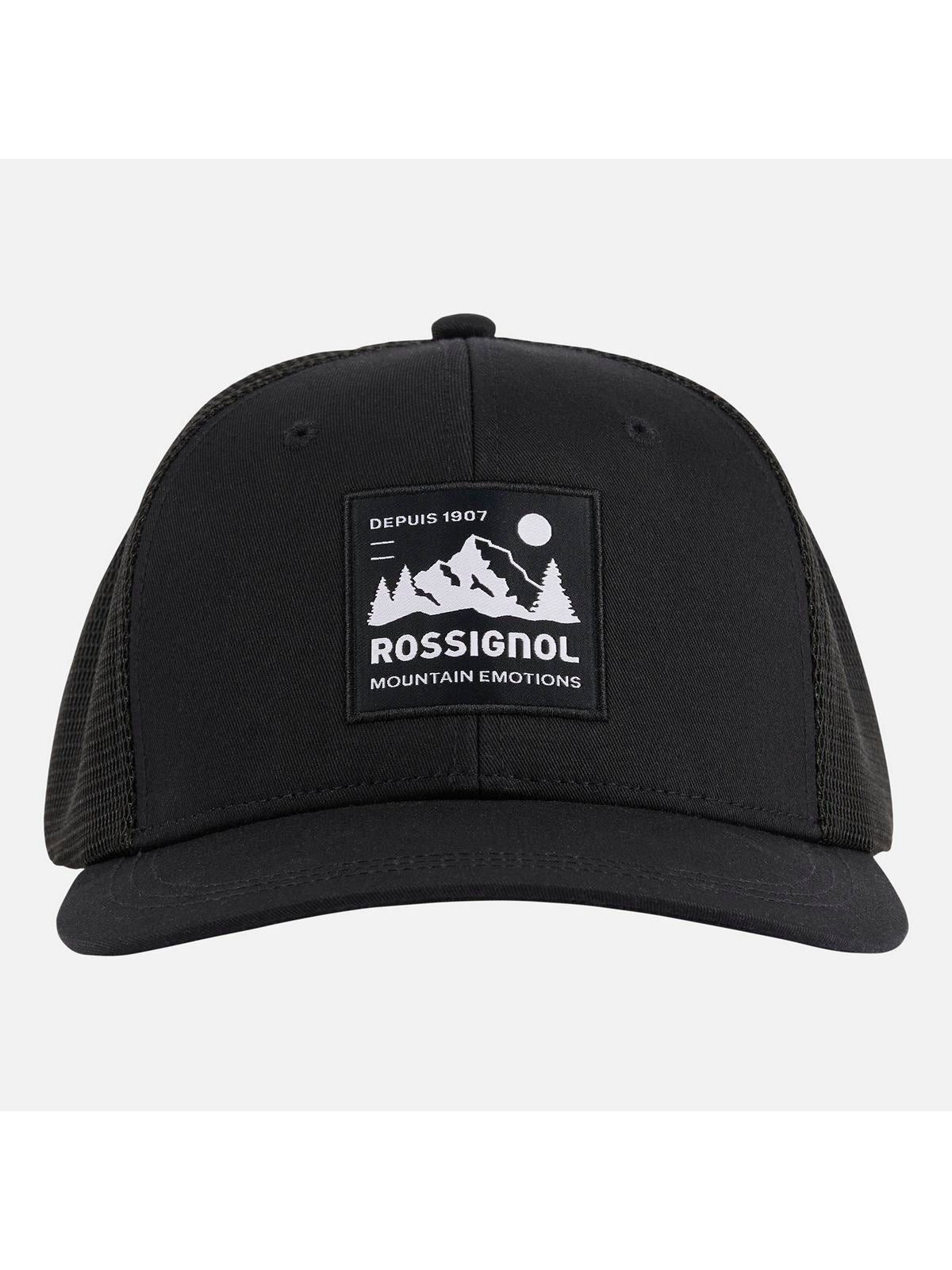 Czapka z daszkiem ROSSIGNOL Mid Crown Trucker Cap czarna