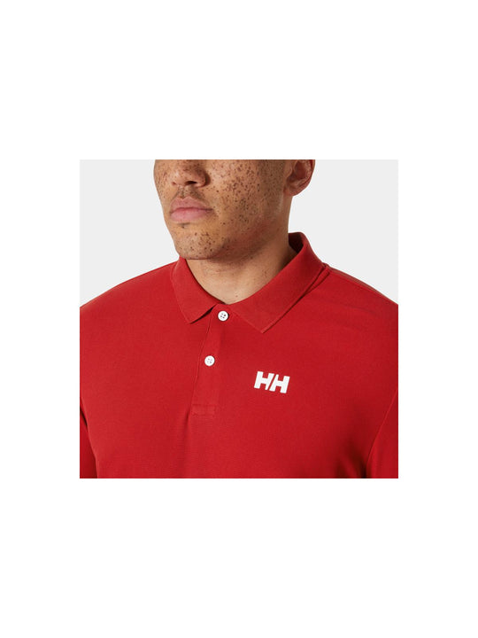 Koszulka HELLY HANSEN OCEAN POLO 2.0 czerwony - Adventure Sports
