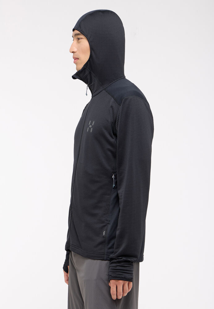 Bluza HAGLÖFS L.I.M Mid Multi II Hood Men true black