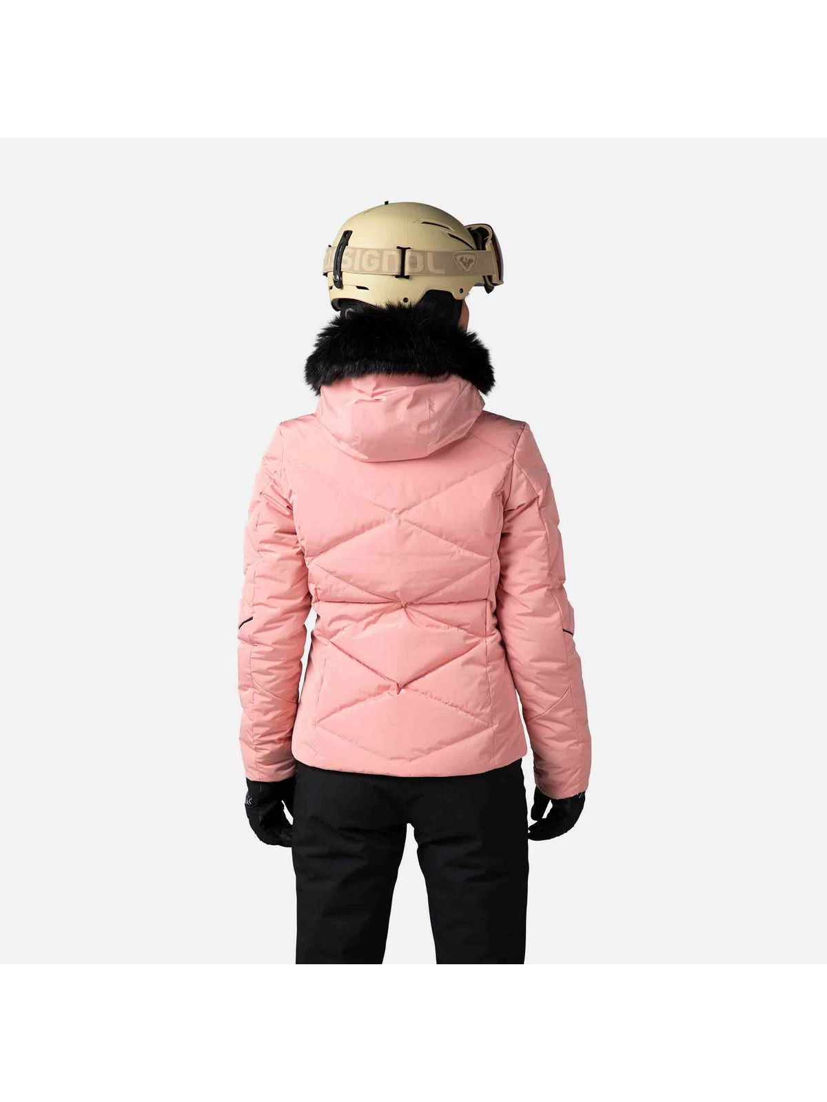 Kurtka narciarska damska Rossignol W Staci Jkt różowy - Adventure Sports