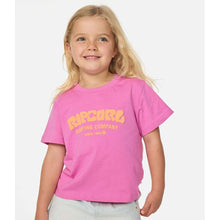 Koszulka dziewczęca RIP CURL Surf Puff Relaxed Tee -Girl różowa
