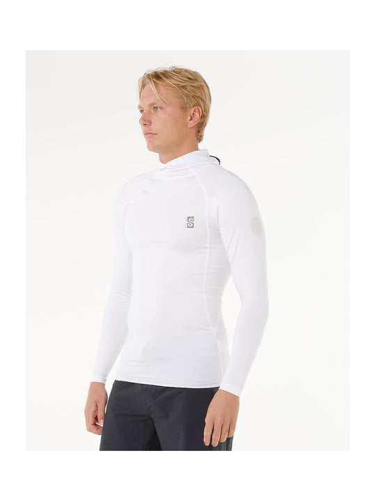 Lycra męska RIP CURL Search Upf Perf Hood L/S biała
