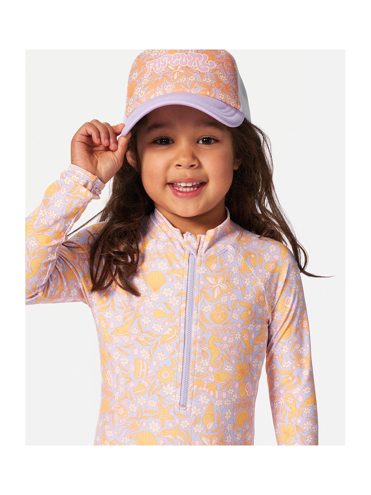 Lycra dziewczęca RIP CURL Rainbow Tide Ls Surfsuit-Girl