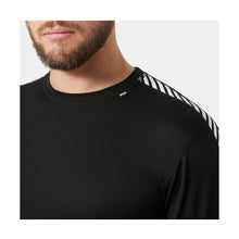 Bielizna termiczna męska HELLY HANSEN HH LIFA STRIPE CREW czarna
