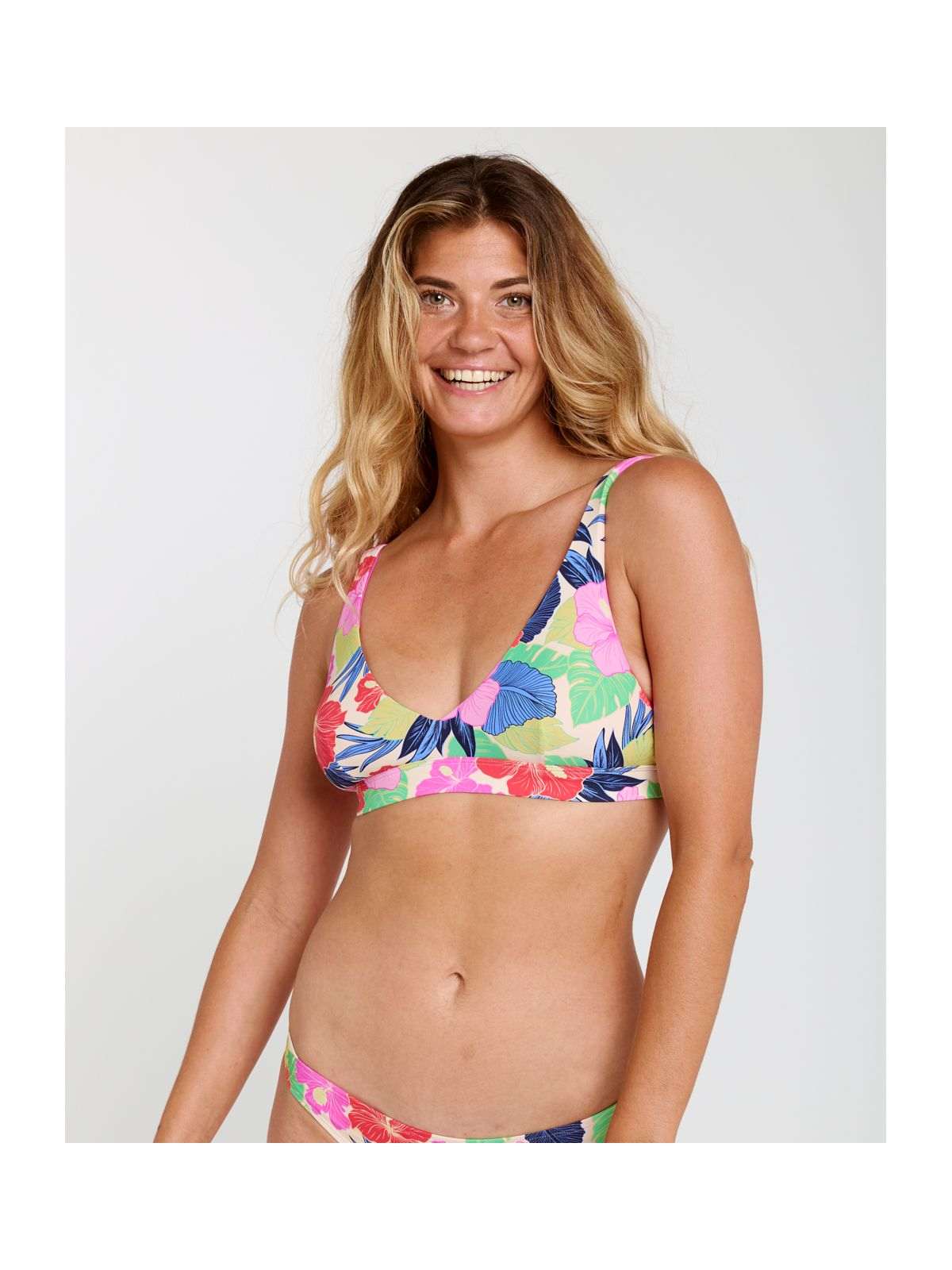 Stanik damski RIP CURL Party Wave Halter multikolor