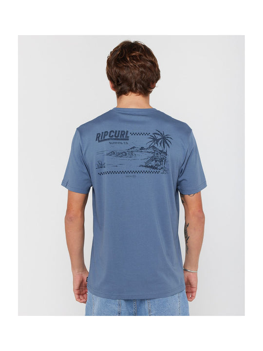 Koszulka RIP CURL SPORTLINE F&amp;B TEE niebieska
