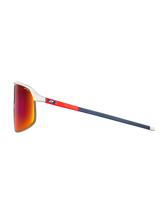 Okulary rowerowe Julbo Density - biało/pomarańczowe/niebieski | Spectron cat 3 red - L - Adventure Sports
