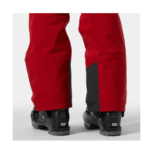 Spodnie narciarskie damskie HELLY HANSEN W LEGENDARY INSULATED BIB PANT czerwone
