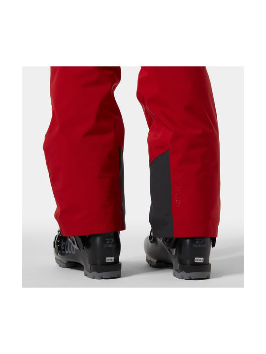 Spodnie narciarskie damskie HELLY HANSEN W LEGENDARY INSULATED BIB PANT czerwone
