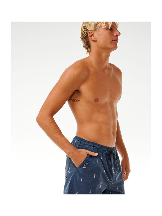 Boardshorty RIP CURL Hula Breach Volley granatowy - Adventure Sports
