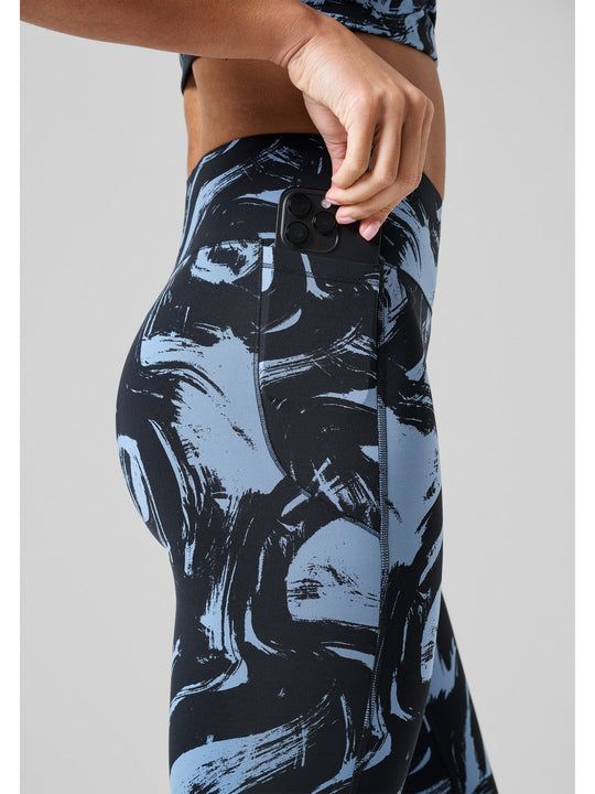 Legginsy CASALL Essential Printed Tights niebieski - Adventure Sports

