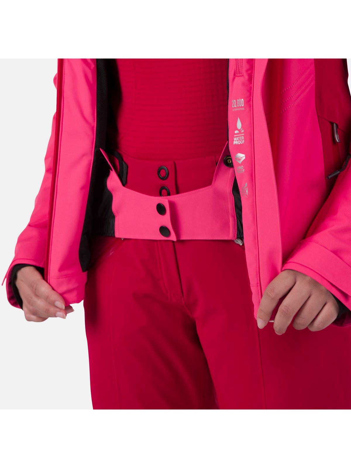 Damska kurtka narciarska Rossignol W Velika Jkt różowy - Kurtka - Adventure Sports