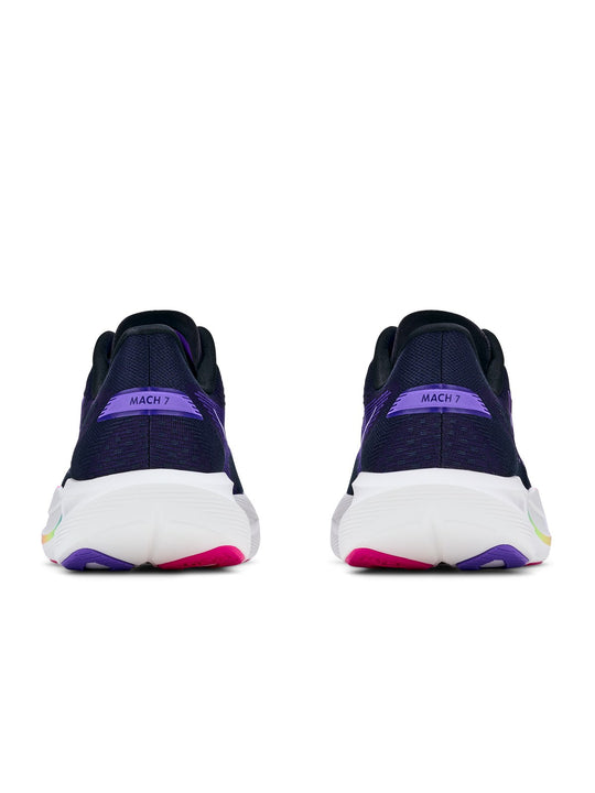 BUTY do biegania męskie HOKA M MACH 7 czarno fioletowe
