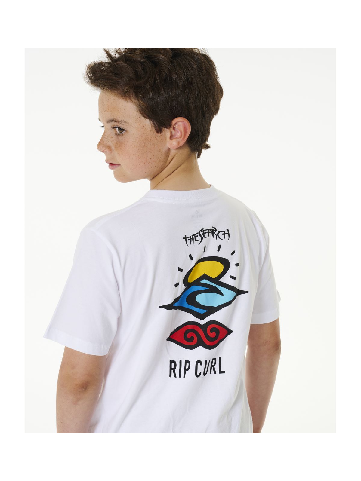T-Shirt chłopięcy RIP CURL Search Icon Tee -Boy biały - Koszulka - Adventure Sports