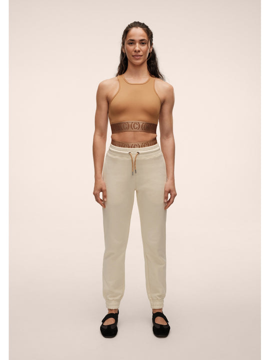 Spodnie damskie CASALL Terry Relaxed Jogger beżowe
