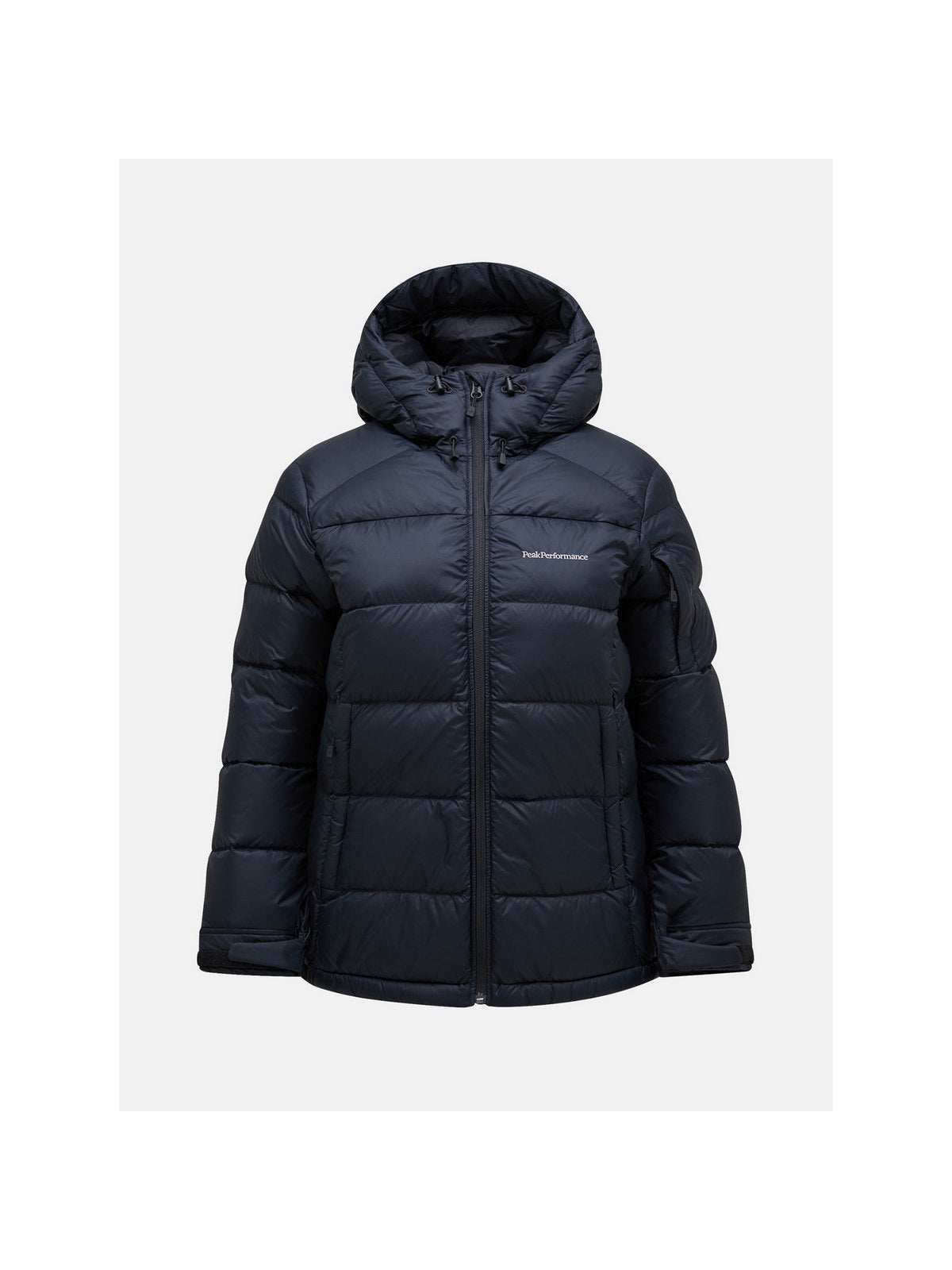Kurtka zimowa puchowa Peak Performance W Frost Down Jacket czarny - narciarska - Adventure Sports