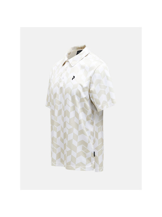 Koszulka PEAK PERFORMANCE M Graphic SS Polo beżowy - Adventure Sports
