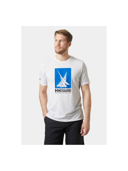 Koszulka HELLY HANSEN Hp Race Graphic T-Shirt biały - Adventure Sports
