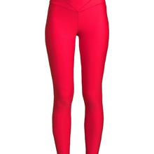 Legginsy damskie CASALL V-shape High Waist Tights kolor czerwony
