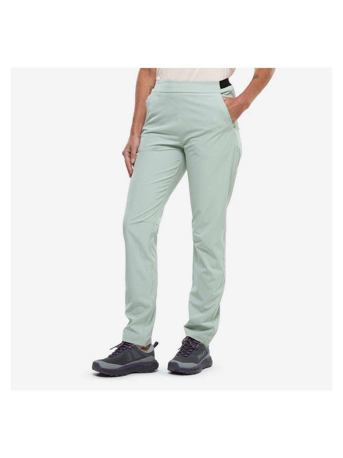 Spodnie damskie MILLET Parmelan Str Pant W pastelowy zielony