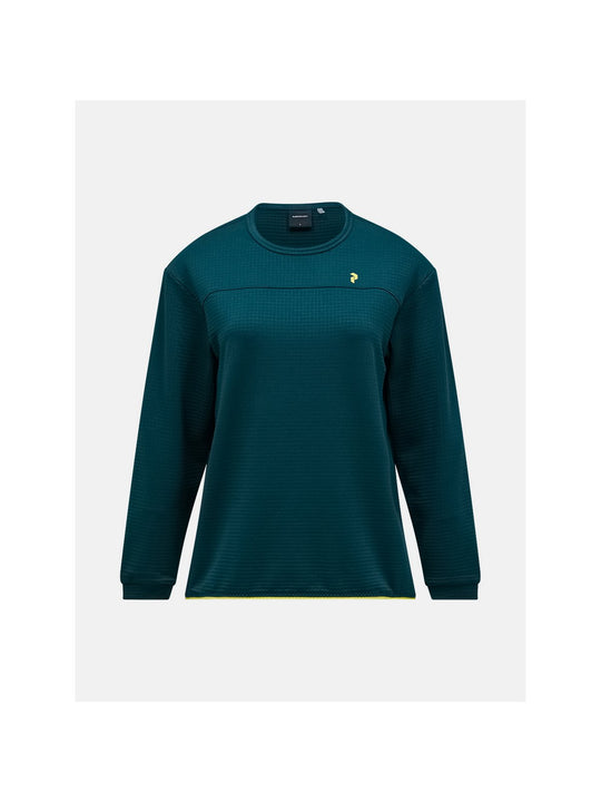 adventuresports bluza-peak-performance-w-trail-polartec-power-grid-crew-g79810070-45z front

