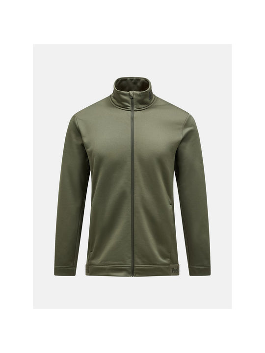 Bluza Peak Performance M Rider Tech Zip Jacket zielony - Adventure Sports
