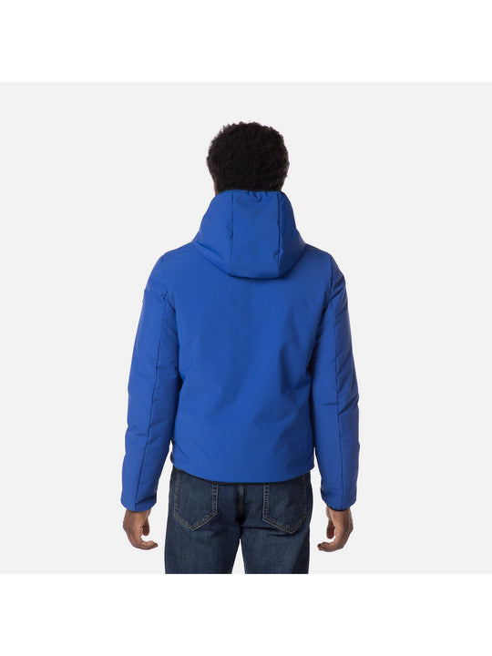 Kurtka zimowa męska Rossignol Stretch Quilt Hoodie Jkt niebieski - Adventure Sports
