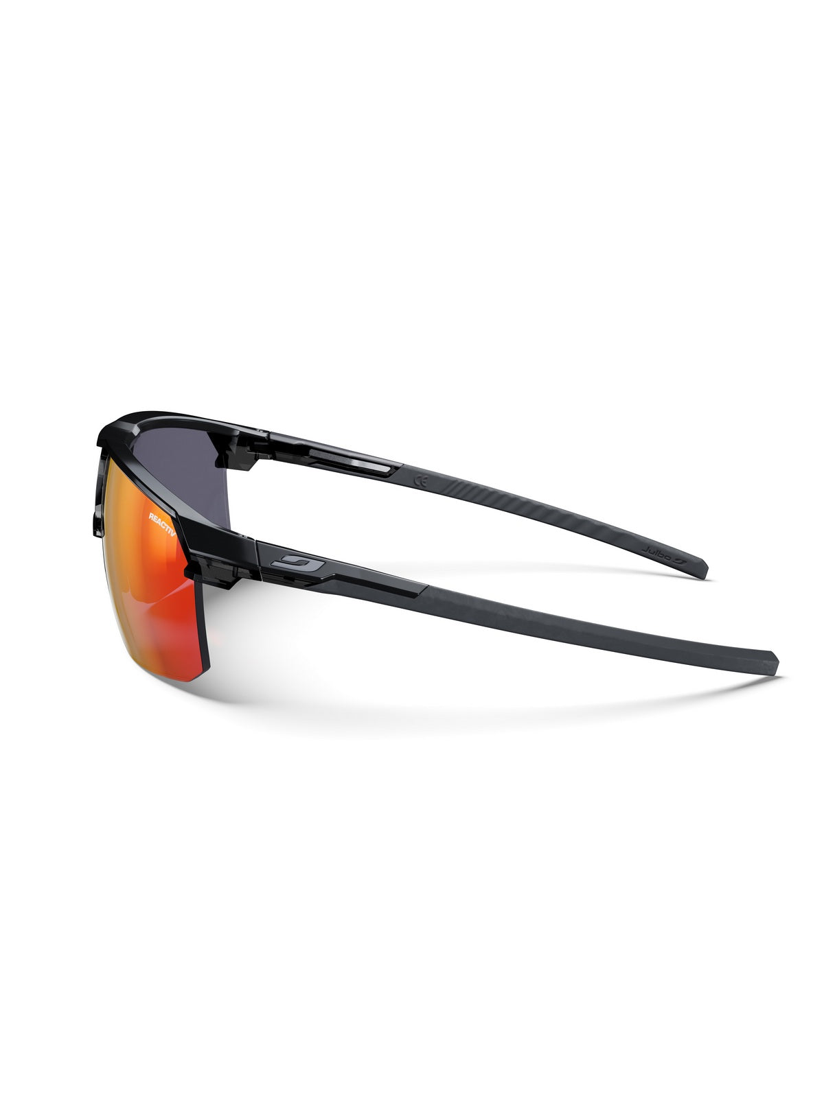 Okulary fotochromowe JULBO Liry - Reactiv 1-3 Light Amplifier - Black/Shiny Translucent Dark Gray