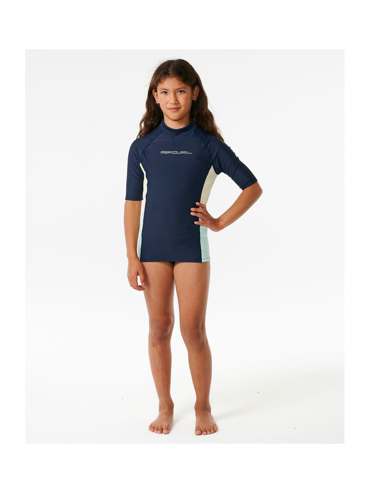 Lycra RIP CURL Block Party 3 Piece Set Girl granatowy - Adventure Sports