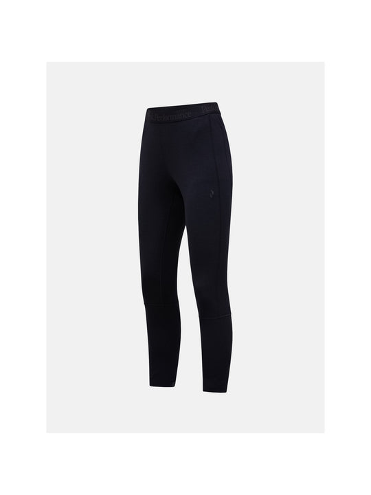Spodnie Termiczne PEAK PERFORMANCE Magic 7/8 Long Johns Wool-blend Baselayer Women czarny
