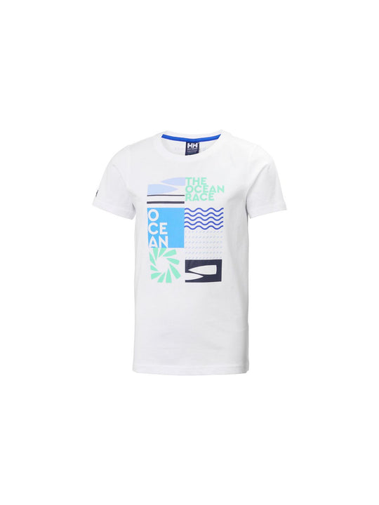 Koszulka dziecięca HELLY HANSEN Jr The Ocean Race T-Shirt biała
